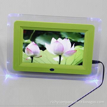 Digital photo frame, made of acrylic